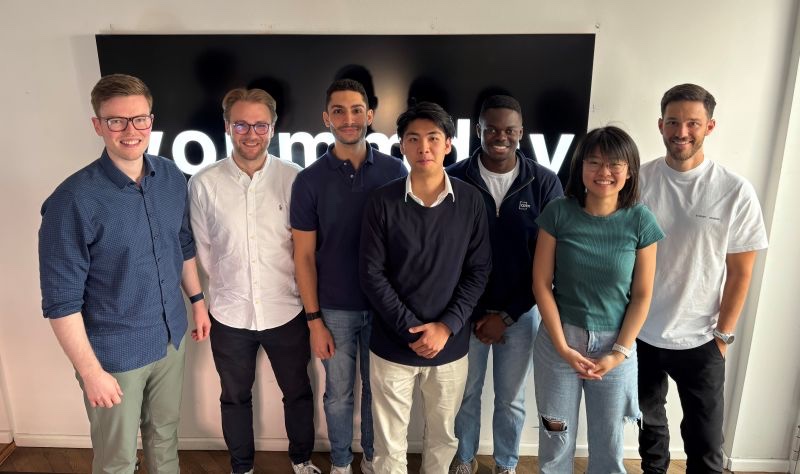 Our Voice AI project team at yoummday